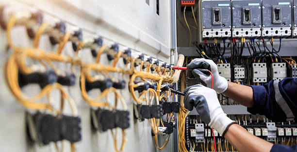 Professional Electrician technician working in George West, TX